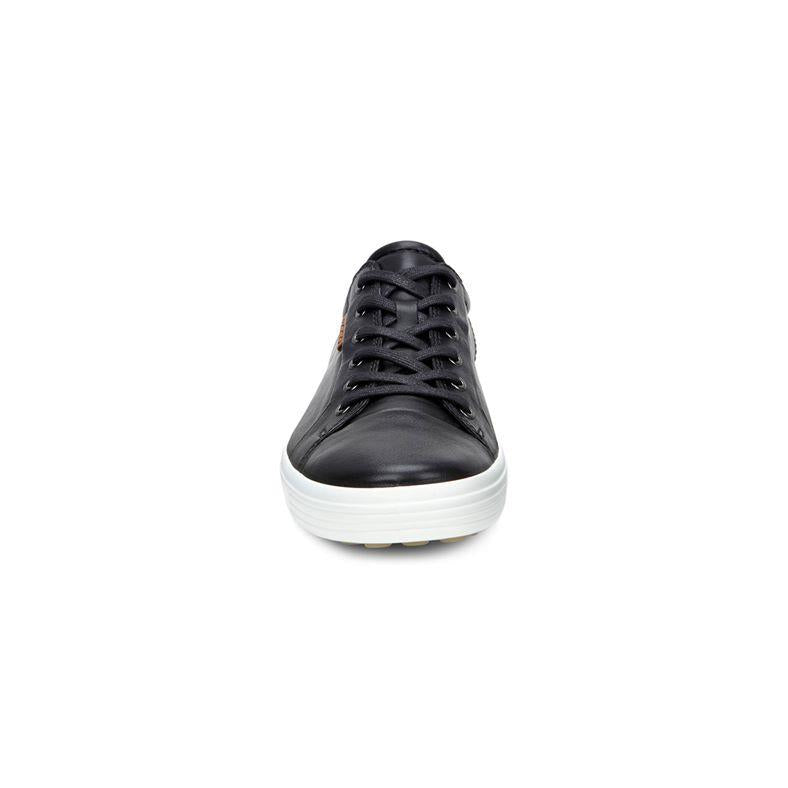 Men's Wide Fit ECCO Soft 7 Shoes in Black - Image 6