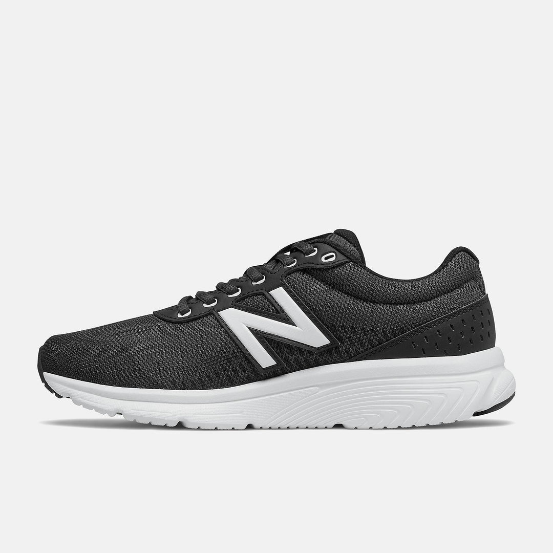 Mens Wide Fit New Balance M411LB2 Walking and Running Trainers in Black - Image 5