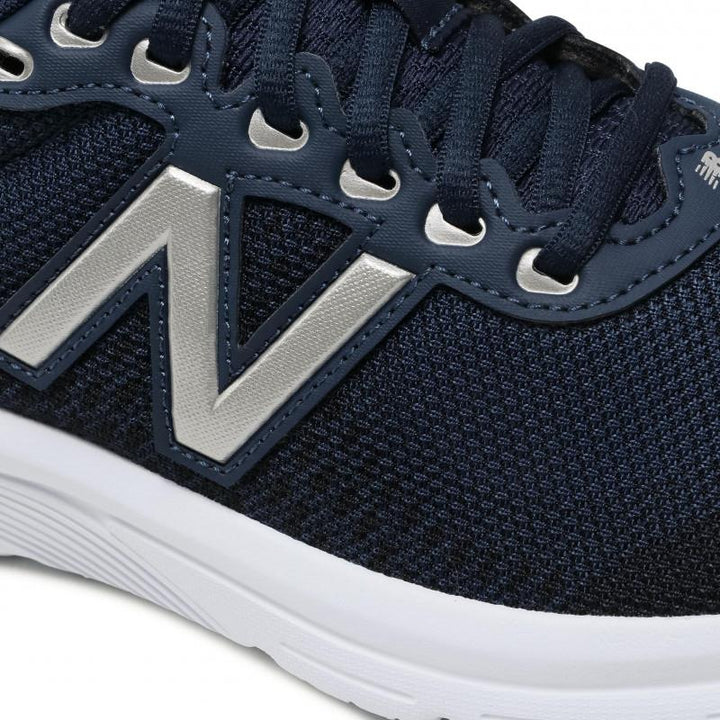 Mens Wide Fit New Balance M411LN2 Walking and Running Trainers in Navy - Image 1