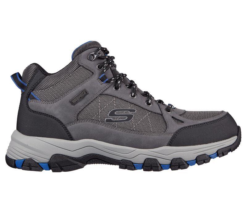 Men's Wide Fit Skechers 204477 Selmen Melano Hiking Boots - Grey in Grey - Image 2