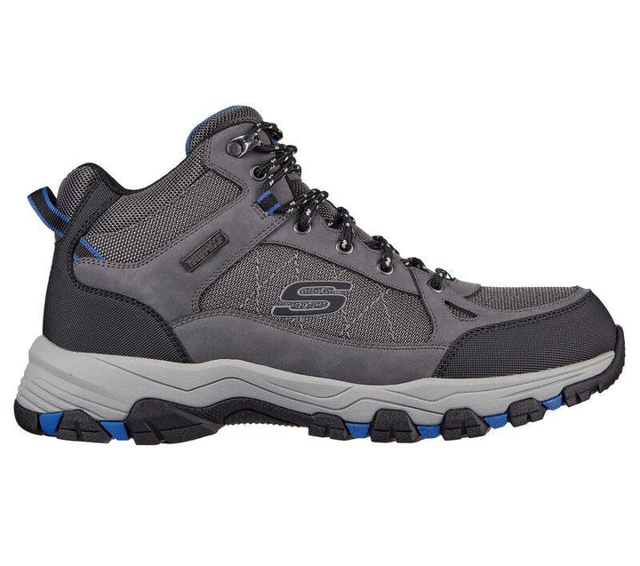 Men's Wide Fit Skechers 204477 Selmen Melano Hiking Boots - Grey in Grey - Image 1