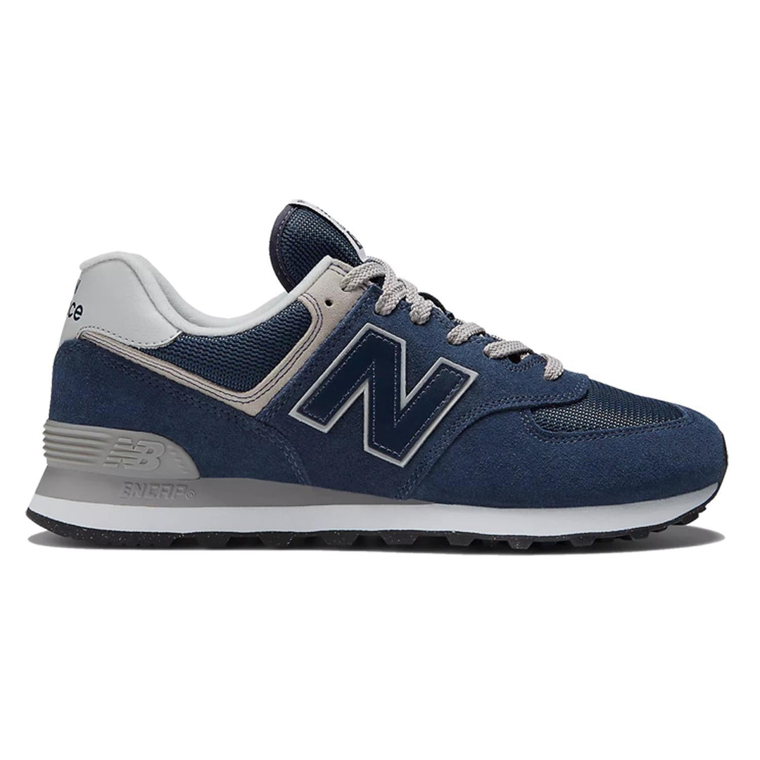 Women's Wide Fit New Balance ML574EVN Walking/Running Trainers - Exclusive - Navy ENCAP