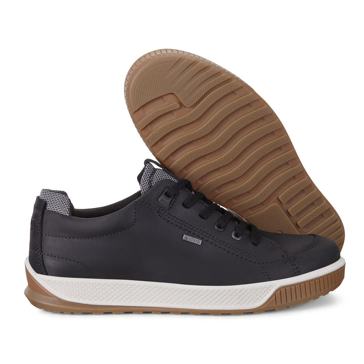 Men's Wide Fit ECCO Byway Tred GORE-TEX Shoes in Black - Image 1