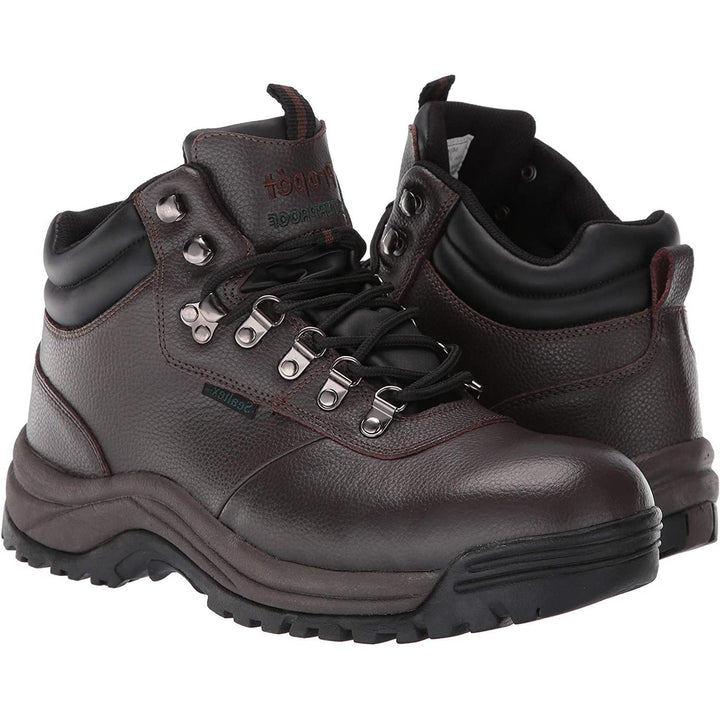 Mens Wide Fit Propet M3188BRO Cliff Walker Boots in Bronco&Brown - Image 1