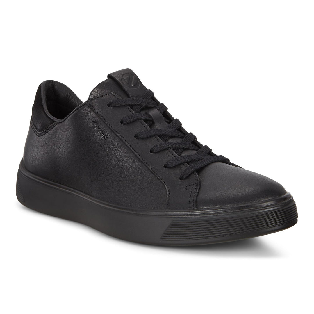 Men's Wide Fit ECCO Street Tray M GORE-TEX Shoes in Black - Image 3