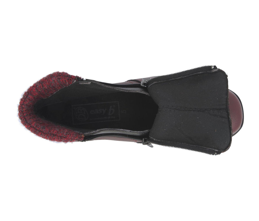 Womens Wide Fit DB Stoke Boots in Black / Stretch - Image 14