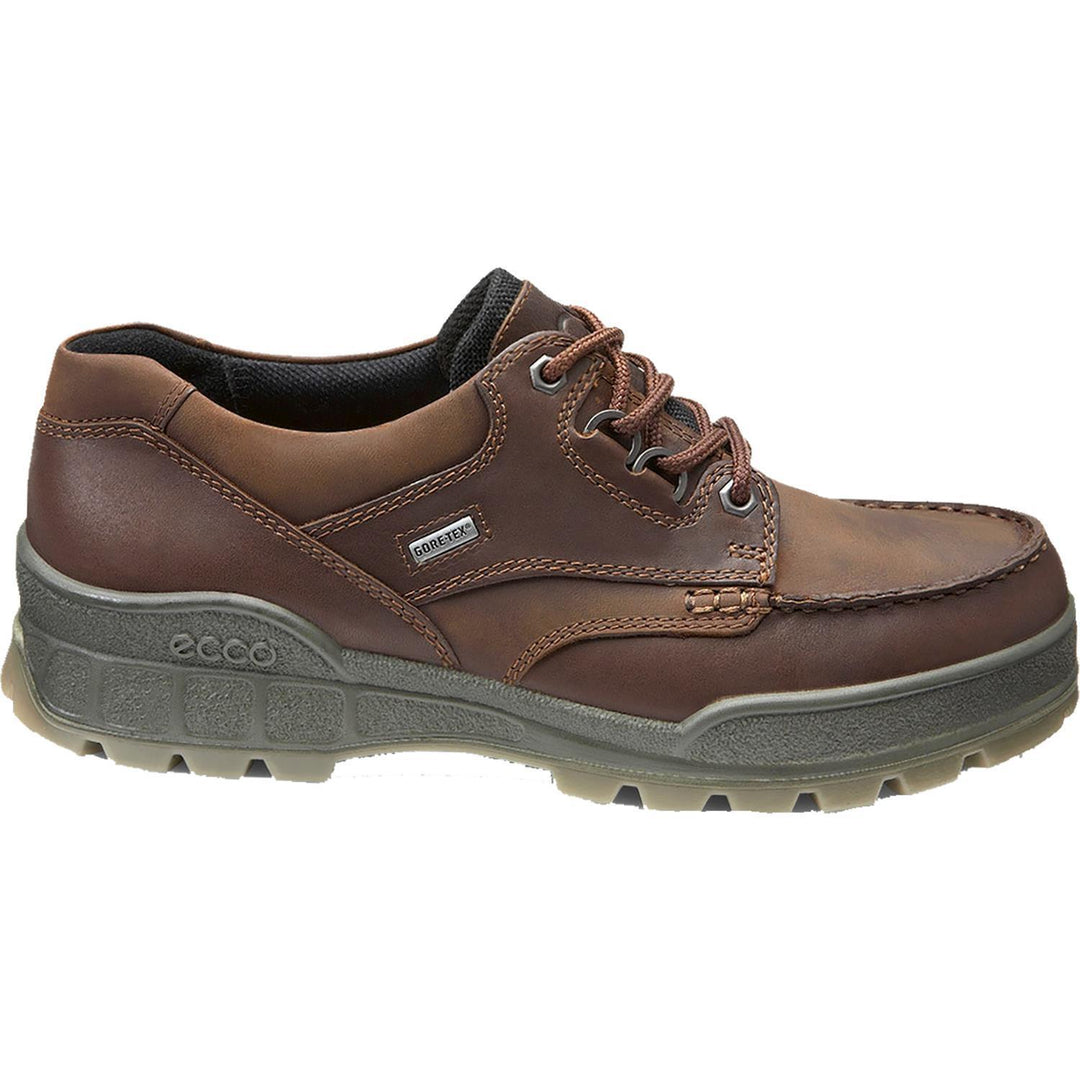 Men's Wide Fit ECCO Track 25 831714 GORE-TEX Walking Trainers in Bison - Image 2