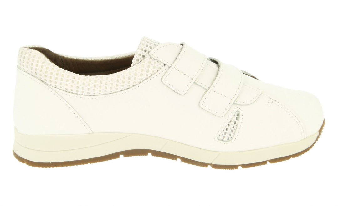 Womens Wide Fit DB Riley Leather Shoes in Black Leather - Image 9