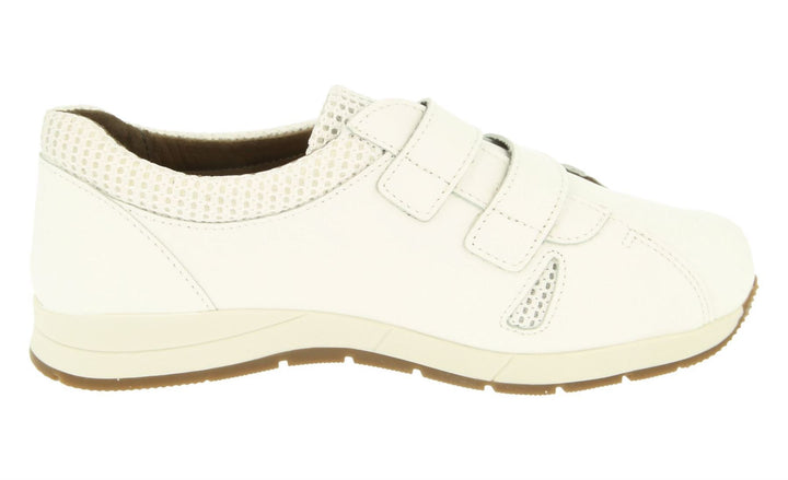 Womens Wide Fit DB Riley Leather Shoes in Black Leather - Image 1