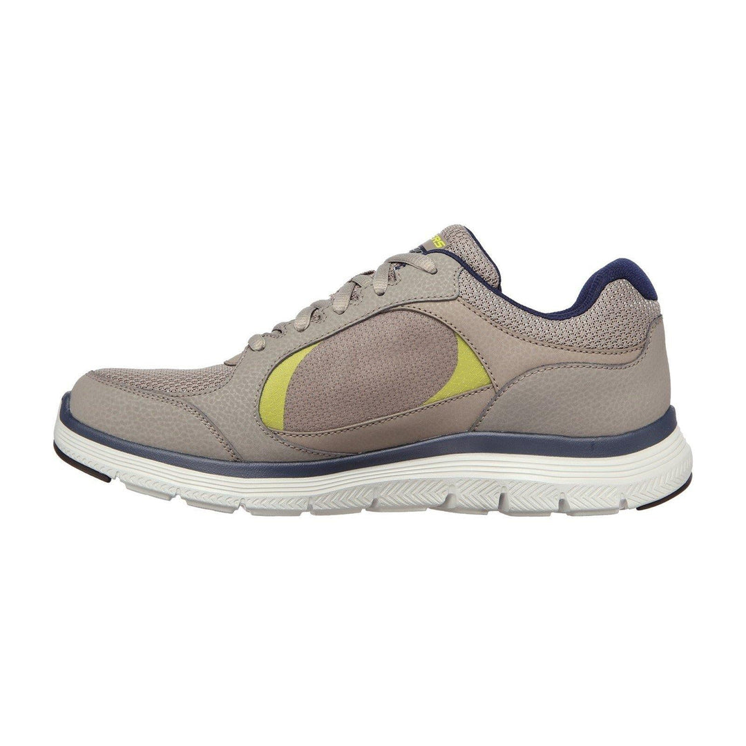Mens Wide Fit Skechers 232222 Waterproof Luxury Flex Advantage 4.0 Walking Trainers in Grey - Image 5