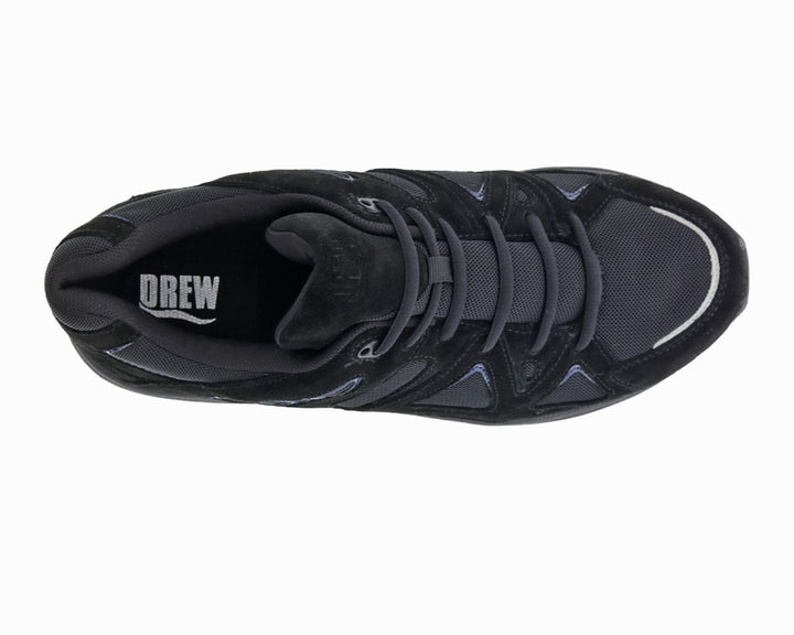 Mens Wide Fit Drew Energy Trainers in Navy - Image 1