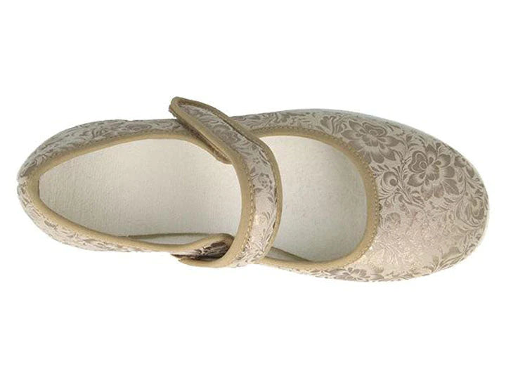 Womens Wide Fit DB Auckland Canvas in Beige - Image 1