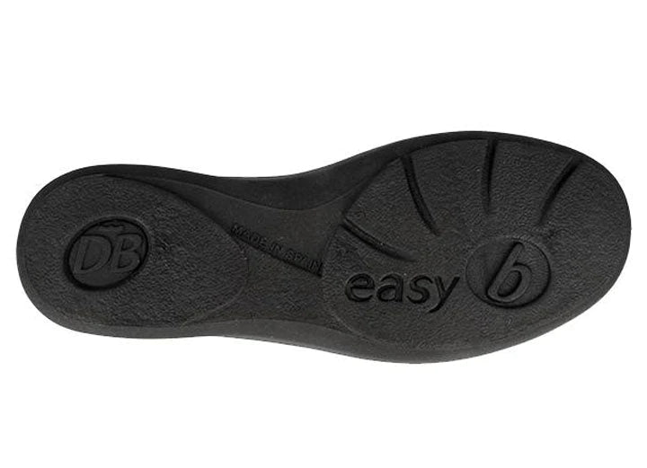 Womens Extra Wide Fit DB Keeston Cosy Slippers in Black - Image 1