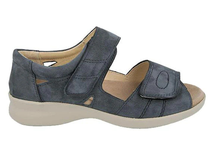 Womens Wide Fit DB Kylie Sandals in Taupe - Image 6