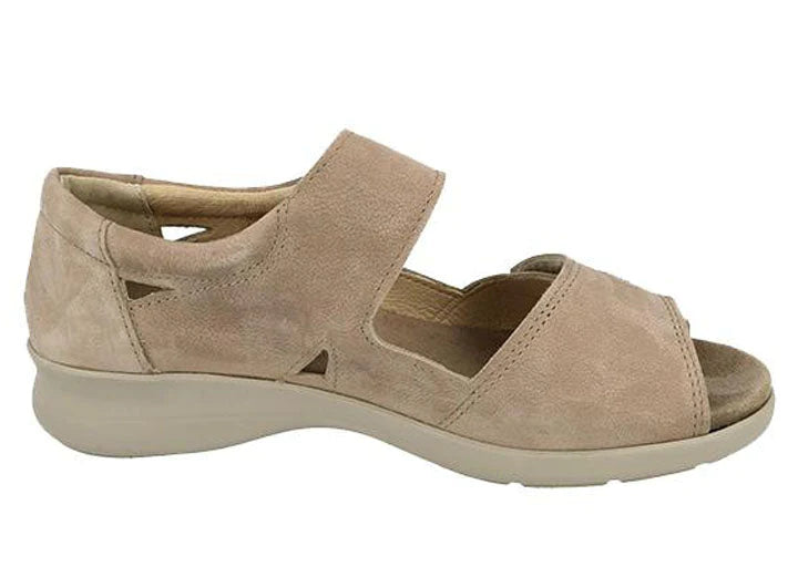 Womens Wide Fit DB Kylie Sandals in Taupe - Image 1