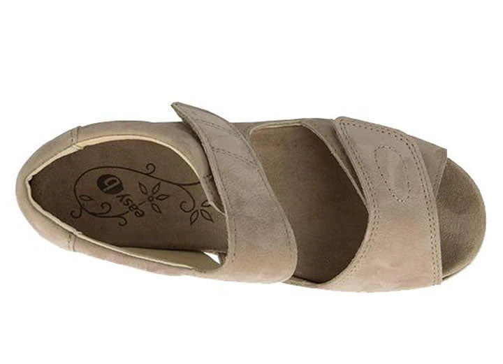 Womens Wide Fit DB Kylie Sandals in Taupe - Image 1