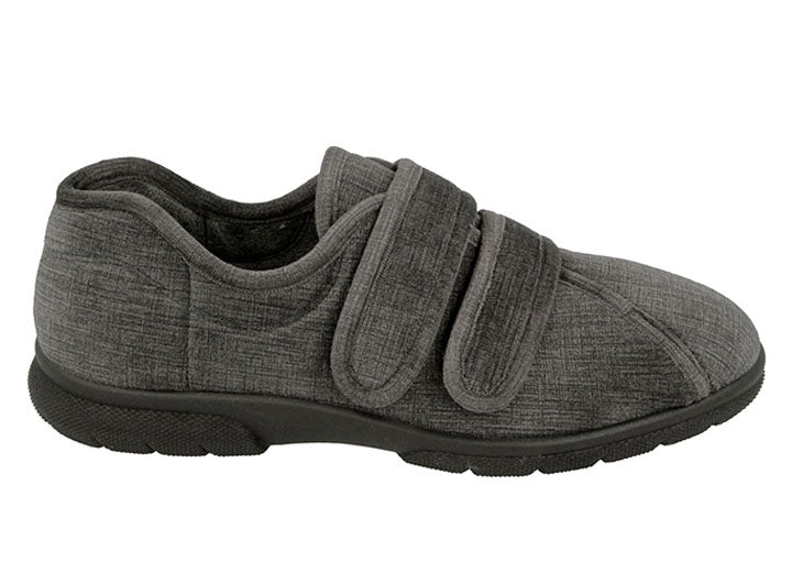 Mens Wide Fit DB Hamilton Slippers in Navy - Image 1