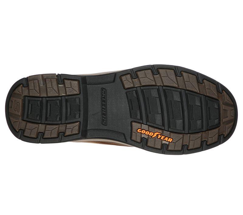 Men's Wide Fit Skechers 204394 Segment 2.0 Brogden Boots in Desert/Brown - Image 12