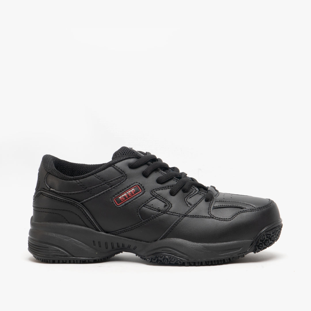Mens Wide Fit DEK Cruiser Trainers in Black - Image 3