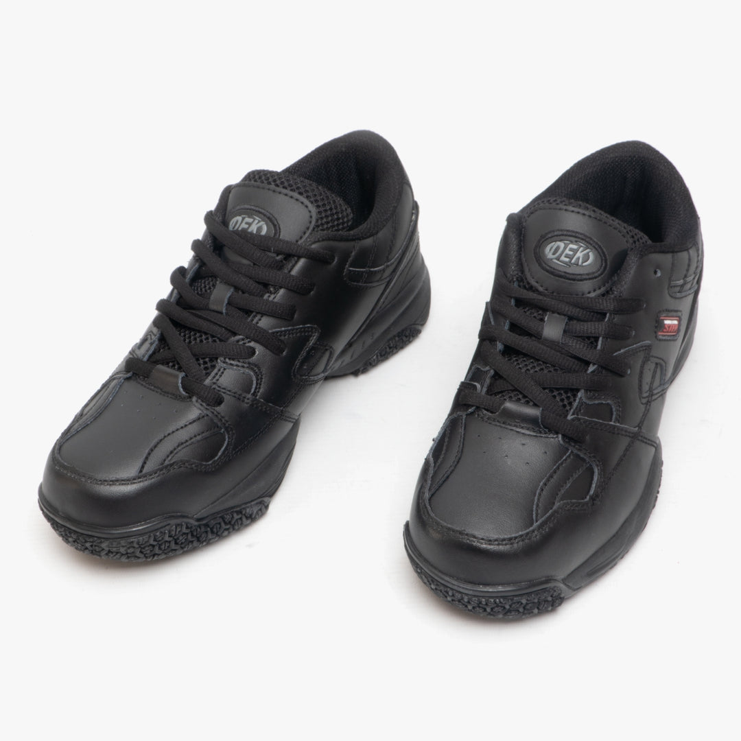 Mens Wide Fit DEK Cruiser Trainers in Black - Image 5