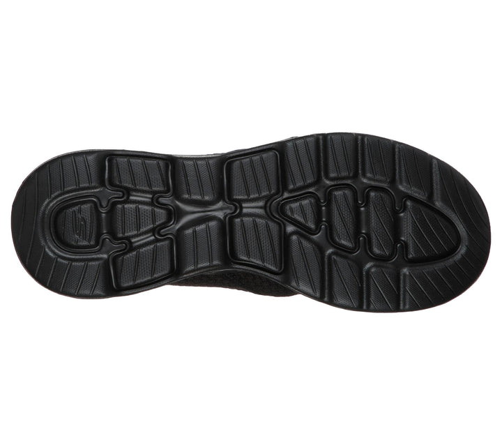 Mens Wide Fit Skechers Apprize Go Walk 5-55510 Walking Trainers in Black - Image 1