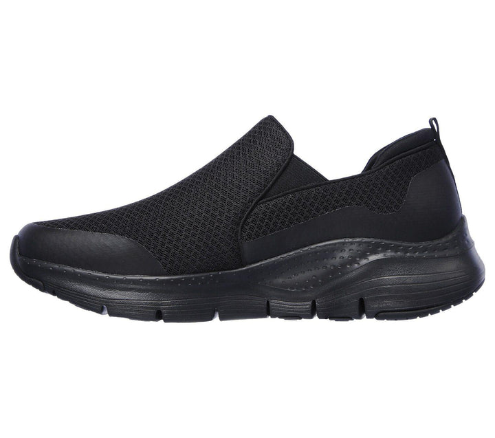 Mens Wide Fit Skechers SK232043WW Arch Fit Banlin Walking Trainers in Black - Image 1
