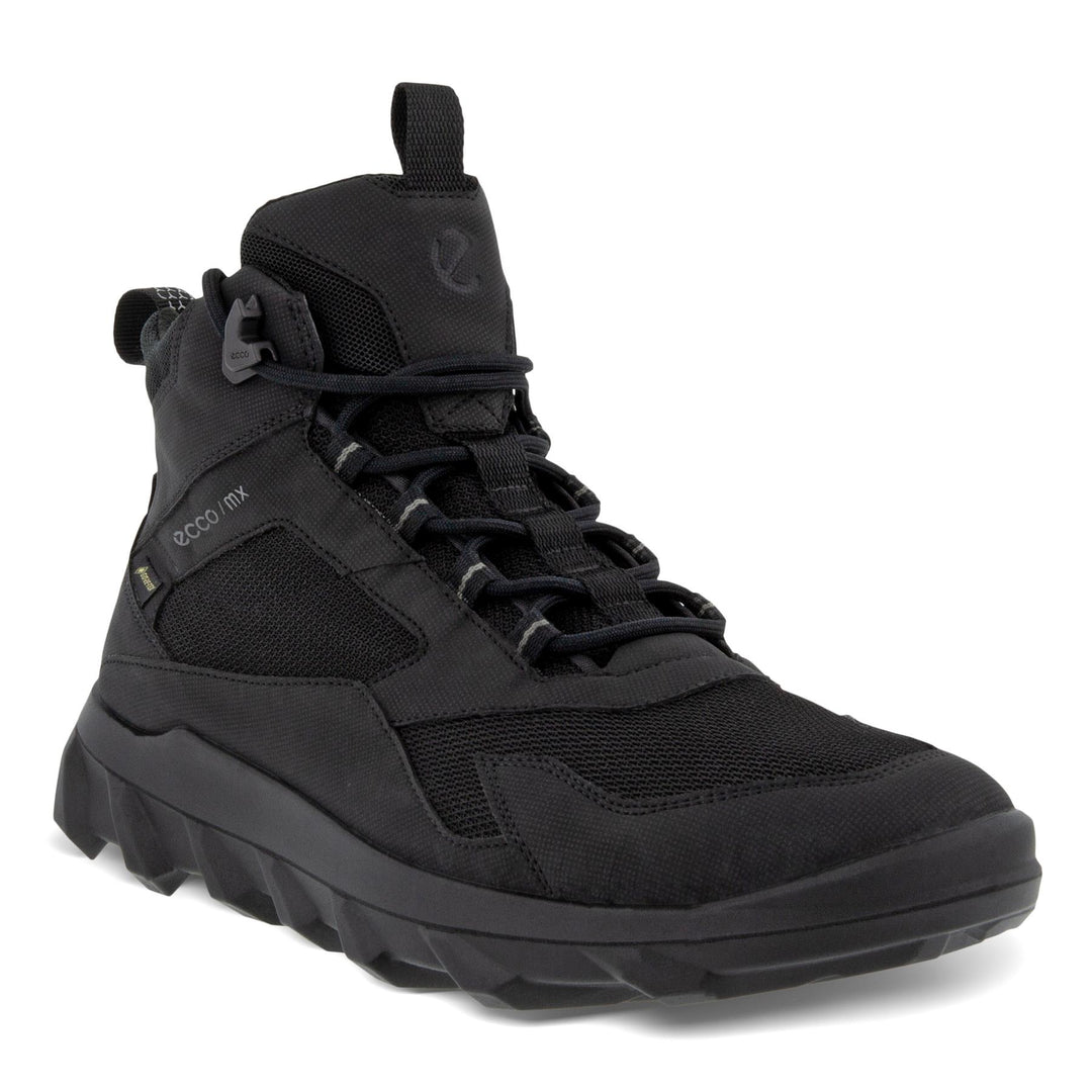 Men's Wide Fit ECCO Mx M Mid Gtx GORE TEX Boots in Black - Image 4
