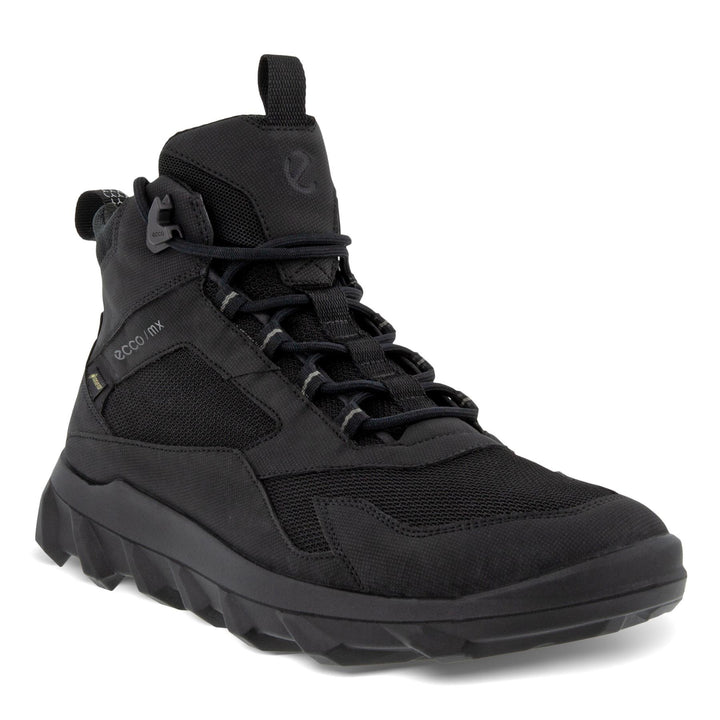 Men's Wide Fit ECCO Mx M Mid Gtx GORE TEX Boots in Black - Image 1