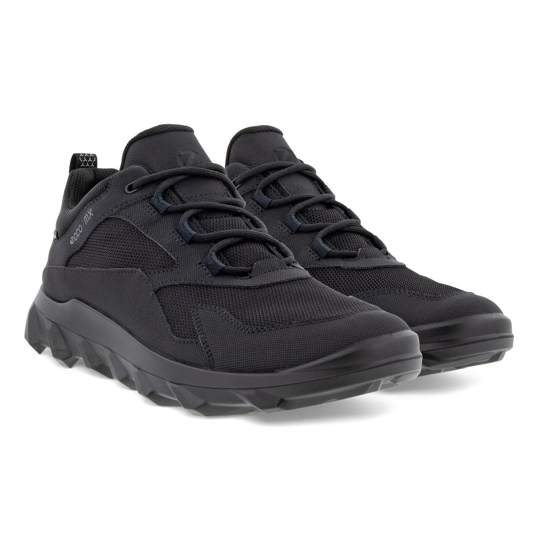 Men's Wide Fit ECCO Mx M Low Gtx GORE-TEX Trainers in Black/Black - Image 5