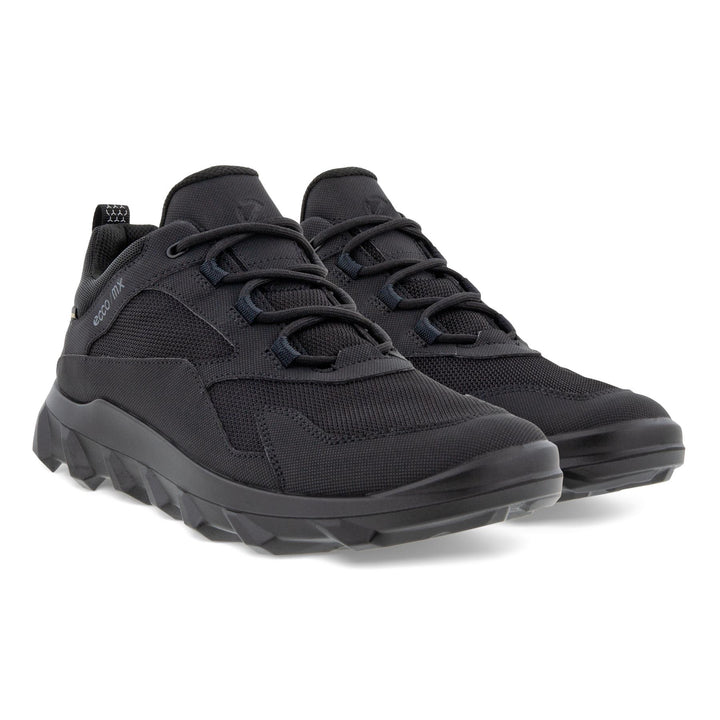 Men's Wide Fit ECCO Mx M Low Gtx GORE-TEX Trainers in Black/Black - Image 1