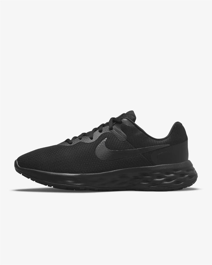 Men's Wide Fit Nike DD8475-001 Revolution 6 Running Trainers in Black/Dark Smoke Grey - Image 1