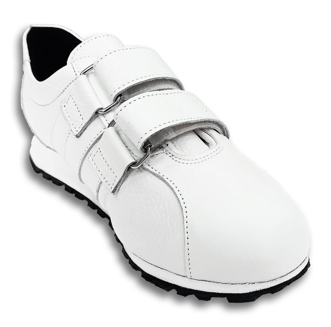 Womens Wide Fit Reed Venus Trainers in Black - Image 6