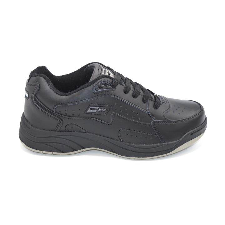 Mens Wide Fit Dek Orlance 187AY Trainers in Black - Image 1