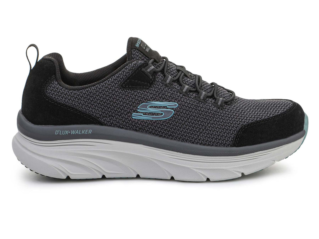 Men's Wide Fit Skechers Bersaga 232263 D'lux Walking Trainers in Olive - Image 11