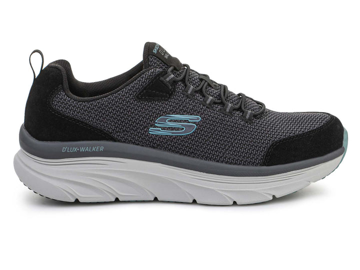 Men's Wide Fit Skechers Bersaga 232263 D'lux Walking Trainers in Olive - Image 1