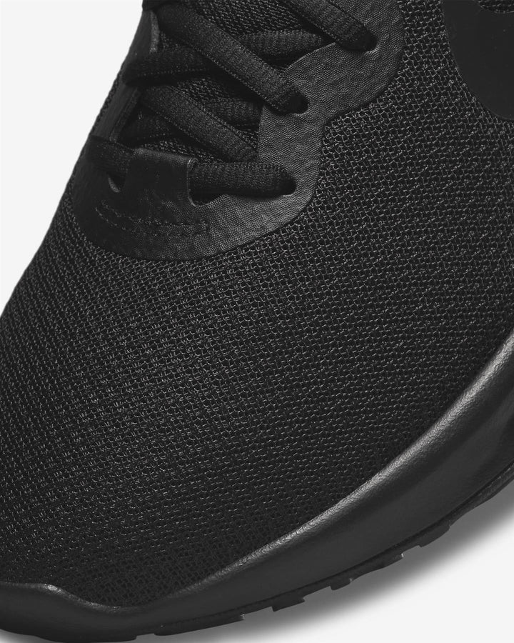 Men's Wide Fit Nike DD8475-001 Revolution 6 Running Trainers in Black/Dark Smoke Grey - Image 1