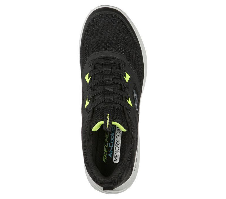 Men's Wide Fit Skechers 232279 Bounder High Degree Walking Trainers in Black - Image 1
