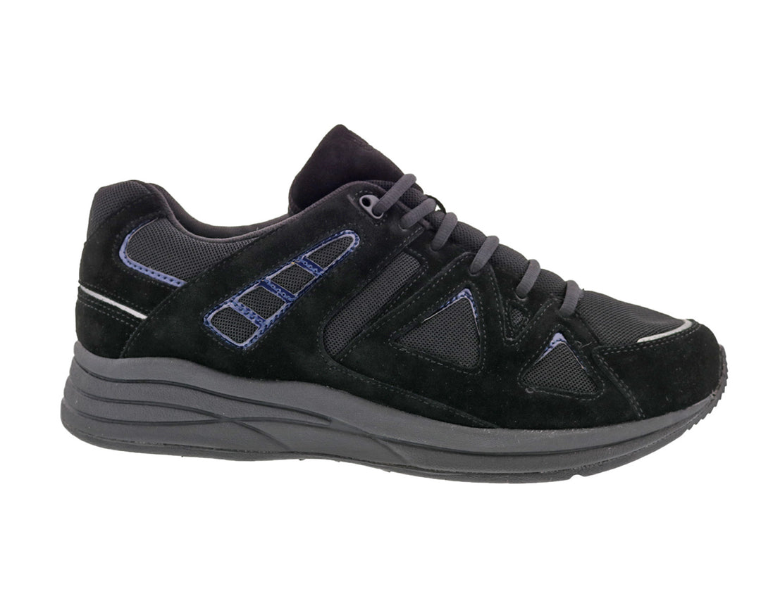 Mens Wide Fit Drew Energy Trainers in Navy - Image 9