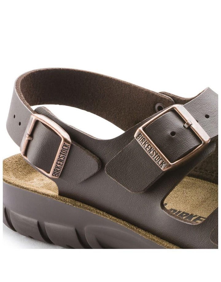 Mens Wide Fit Birkenstock 500801 Sandals in Dark Brown - Image 1