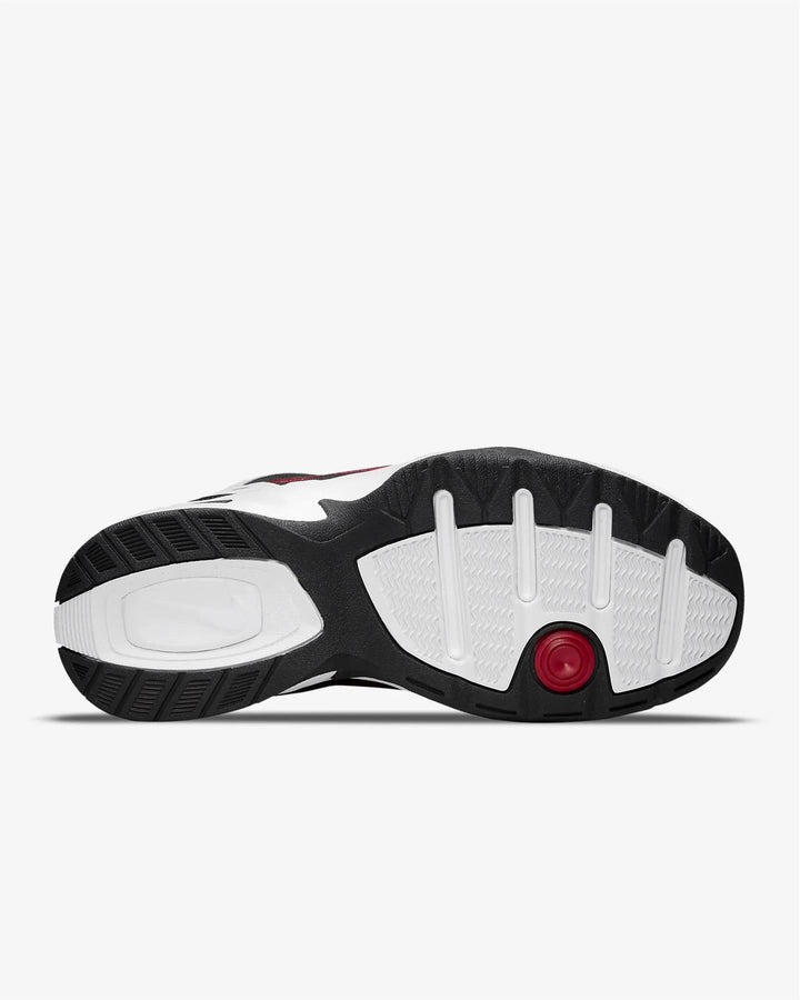 Men's Wide Fit Nike 416355-101 Air Monarch Iv Training Shoes in White/Black - Image 1