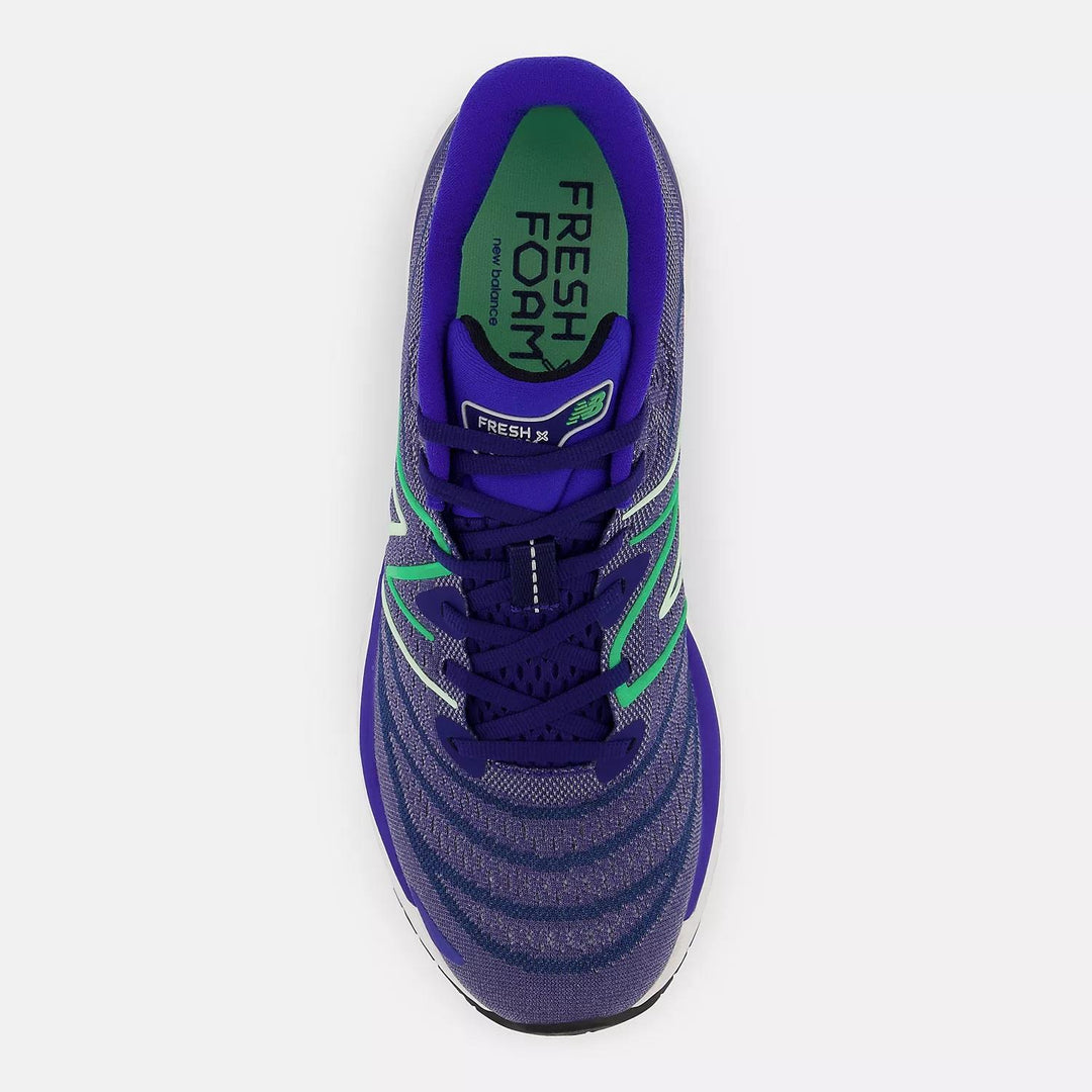 Men's Wide Fit New Balance MSOLVPW4 Running/Walking Trainers in Blue/Grey - Image 13