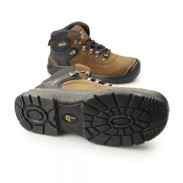 Mens Wide Fit Grafters M9508B 4E Safety Boots Dark Brown in Dark Brown - Image 6