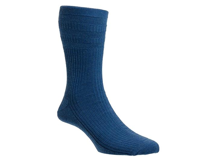 Mens HJ HALL Softop HJ190H Wool Socks in Black - Image 1
