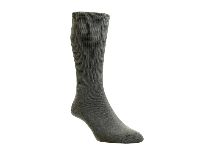 Mens Wide Fit HJ Hall HJ1351 Diabetic Cotton Socks in Black - Image 4