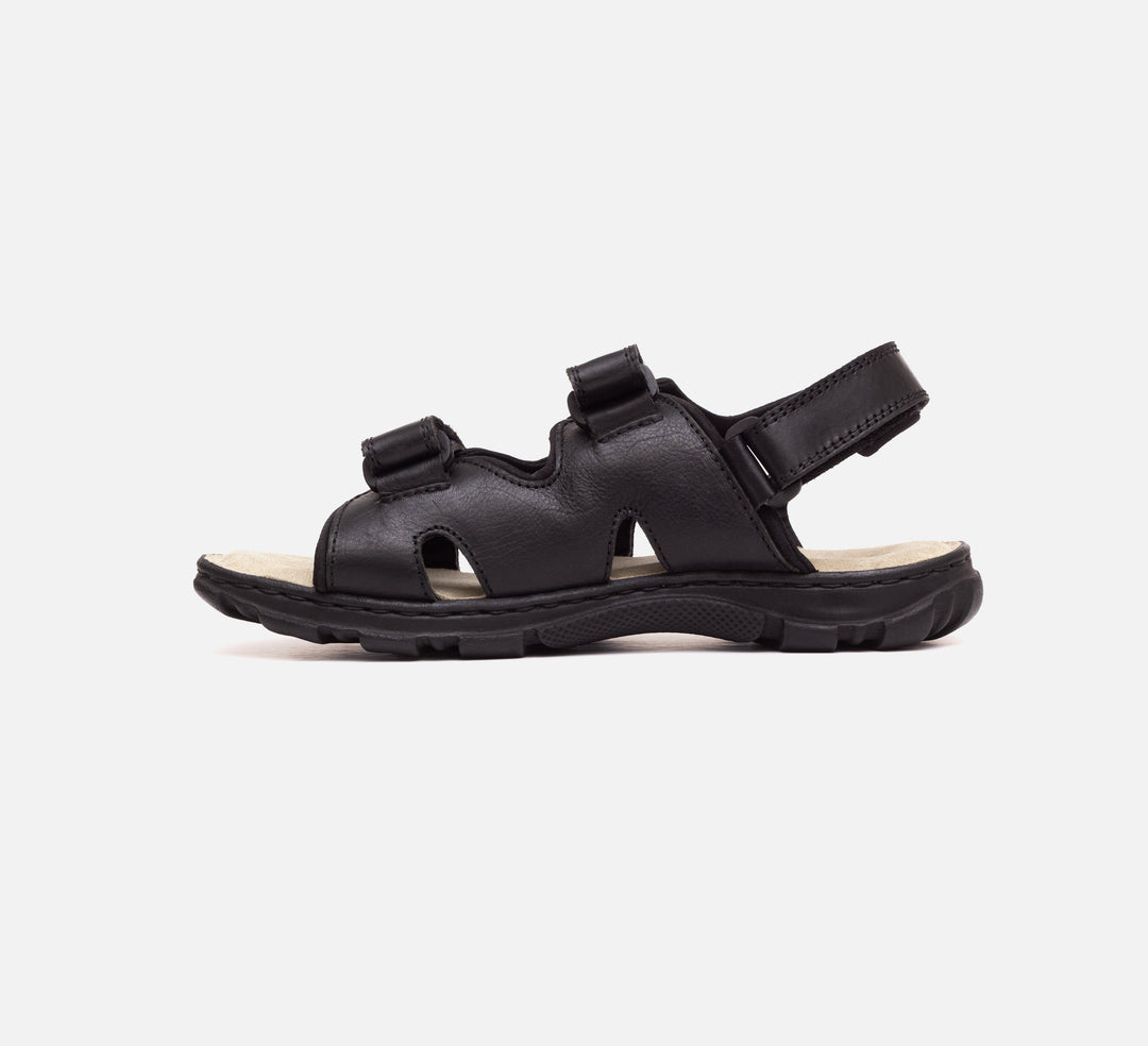 Womens Wide Fit Sandals Ashley Sandals by Tredd Well in Black - Image 5