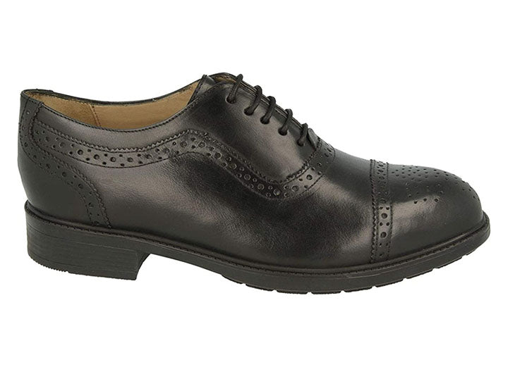 Men's Wide Fit DB Lambeth Formal Shoes in Black - Image 1