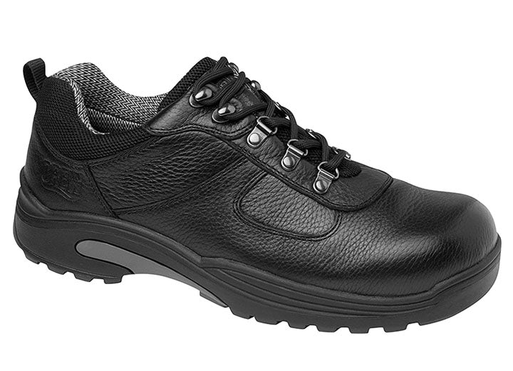 Mens Wide Fit Drew Boulder Waterproof Shoes in Black - Image 3