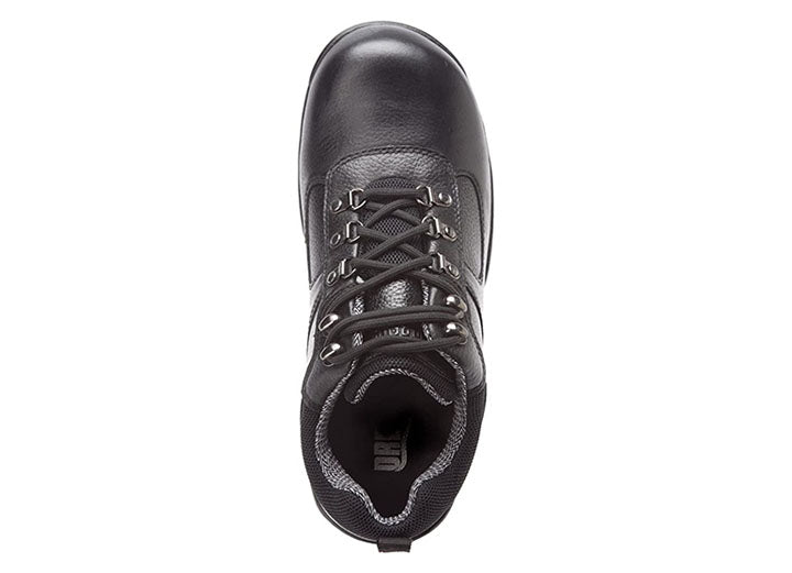 Mens Wide Fit Drew Boulder Waterproof Shoes in Black - Image 1