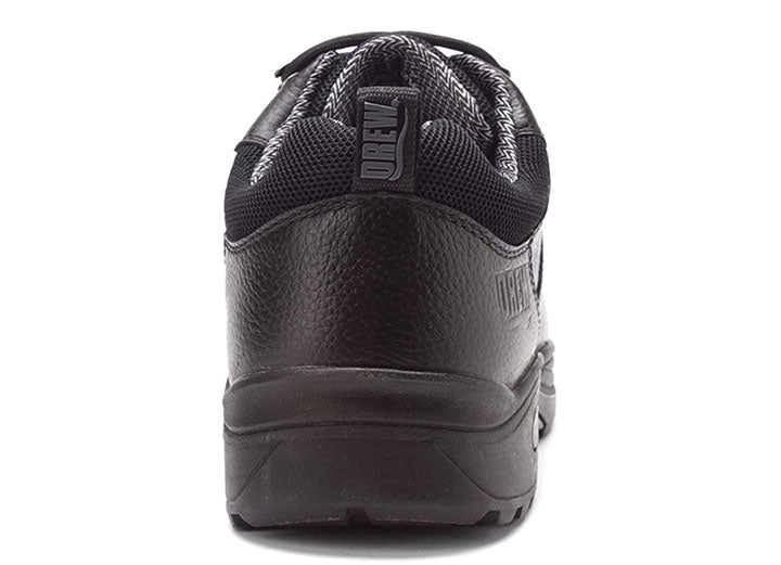 Mens Wide Fit Drew Boulder Waterproof Shoes in Black - Image 4