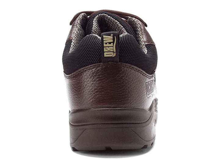 Mens Wide Fit Drew Boulder Waterproof Shoes in Black - Image 1